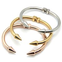 1 Piece Fashion Solid Color Stainless Steel Bangle main image 4