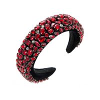 Simple Style Water Droplets Cloth Inlay Glass Hair Band 1 Piece sku image 4