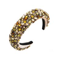 Simple Style Water Droplets Cloth Inlay Glass Hair Band 1 Piece sku image 1