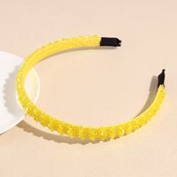 Sweet Solid Color Artificial Crystal Hair Band sku image 5