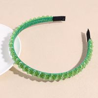 Sweet Solid Color Artificial Crystal Hair Band sku image 8