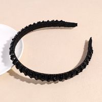 Sweet Solid Color Artificial Crystal Hair Band sku image 4