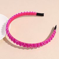 Sweet Solid Color Artificial Crystal Hair Band sku image 7