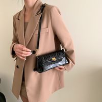 Women's All Seasons Pu Leather Solid Color Classic Style Square Zipper Magnetic Buckle Underarm Bag main image 1