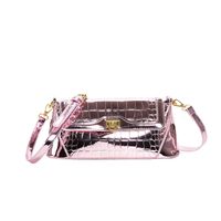 Women's All Seasons Pu Leather Solid Color Classic Style Square Zipper Magnetic Buckle Underarm Bag sku image 1