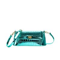 Femmes Toutes Les Saisons Faux Cuir Couleur Unie Style Classique Carré Fermeture Éclair Boucle Magnétique Sac Sous Les Bras sku image 2