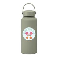 Retro Flower Stainless Steel Thermos Cup 1 Piece sku image 5