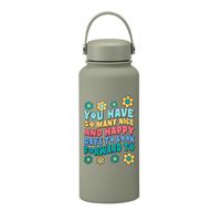 Retro Flower Stainless Steel Thermos Cup 1 Piece sku image 52