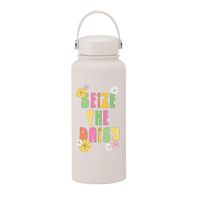 Retro Flower Stainless Steel Thermos Cup 1 Piece sku image 17