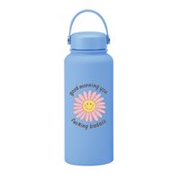 Retro Flower Stainless Steel Thermos Cup 1 Piece sku image 26