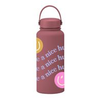 Retro Flower Stainless Steel Thermos Cup 1 Piece sku image 28