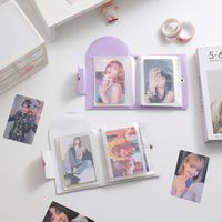 2023 Neue Koreanische Version Des Einfachen Polaroid-fotoalbums Mädchen 3 Zoll Kleine Karte Aufbewahrung Sbuch Student Idol Album Karten Buch main image 3