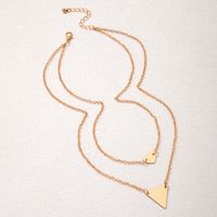 1 Piece Casual Triangle Alloy Plating Gold Plated Women's Pendant Necklace main image 5