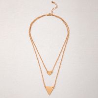 1 Piece Casual Triangle Alloy Plating Gold Plated Women's Pendant Necklace main image 4