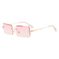 Simple Style Gradient Color Solid Color Pc Square Frameless Women's Sunglasses main image 3