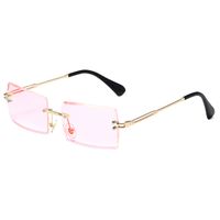 Simple Style Gradient Color Solid Color Pc Square Frameless Women's Sunglasses sku image 33