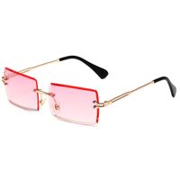 Simple Style Gradient Color Solid Color Pc Square Frameless Women's Sunglasses sku image 4