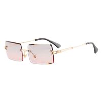 Simple Style Gradient Color Solid Color Pc Square Frameless Women's Sunglasses sku image 9
