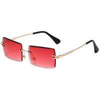 Simple Style Gradient Color Solid Color Pc Square Frameless Women's Sunglasses sku image 22