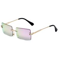 Simple Style Gradient Color Solid Color Pc Square Frameless Women's Sunglasses sku image 32