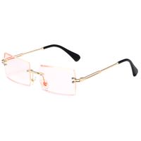 Simple Style Gradient Color Solid Color Pc Square Frameless Women's Sunglasses sku image 35