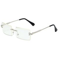 Simple Style Gradient Color Solid Color Pc Square Frameless Women's Sunglasses sku image 23