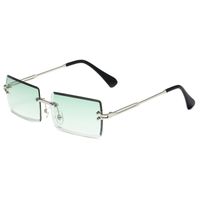 Simple Style Gradient Color Solid Color Pc Square Frameless Women's Sunglasses sku image 24