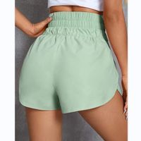 Women's Sports Solid Color Polyester Active Bottoms Shorts main image 6