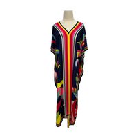 Women's Vacation Color Block Cover Ups sku image 3