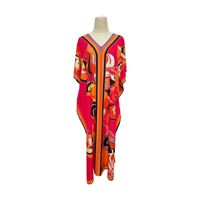 Women's Vacation Color Block Cover Ups sku image 4