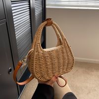 Women's Small Spring&summer Straw Vacation Straw Bag main image 4