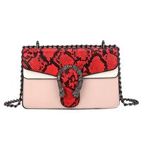 Women's Small Pu Leather Solid Color Vintage Style Square Magnetic Buckle Crossbody Bag sku image 5