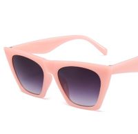Fashion Solid Color Leopard Ac Square Full Frame Women's Sunglasses main image 4