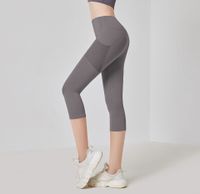Simple Style Solid Color Polyester Active Bottoms Leggings main image 5