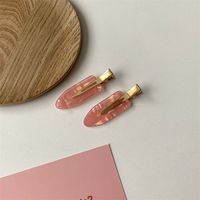 Fashion Leaf Acetic Acid Sheets Hair Clip 2 Piece Set sku image 1