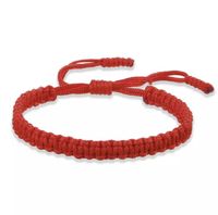 1 Piece Ethnic Style Solid Color Wax Line Unisex Bracelets sku image 2