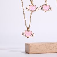 Fashion Planet Copper Plating Gold Plated Pendant Necklace main image 4