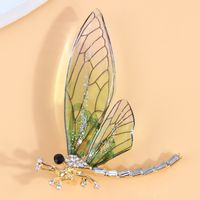 Fashion Simple Style Dragonfly Alloy Inlay Rhinestones Women's Brooches 1 Piece main image 1