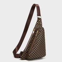 Women's Fashion Leopard Pu Leather Waist Bags sku image 5