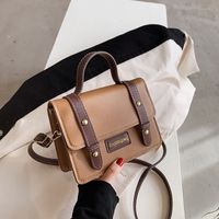 Frau Mittel Alle Jahreszeiten Pu-leder Vintage-stil Handtasche sku image 4