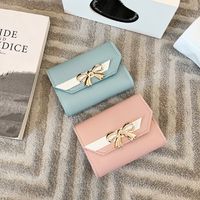Women's Bow Knot Pu Leather Lock Clasp Wallets main image 1