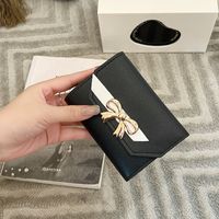 Women's Bow Knot Pu Leather Lock Clasp Wallets main image 3