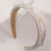 Elegant Solid Color Artificial Crystal Cloth Hair Band 1 Piece main image 5