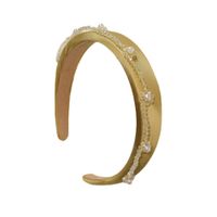 Elegant Solid Color Artificial Crystal Cloth Hair Band 1 Piece main image 4