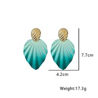 1 Pair Fashion Leaf Alloy Plating Women's Earrings main image 5
