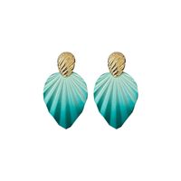 1 Pair Fashion Leaf Alloy Plating Women's Earrings main image 4