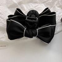 Sweet Bow Knot Cloth Hair Claws 1 Piece sku image 2