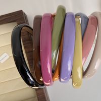 Fashion Solid Color Plastic Hair Band main image 7