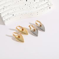 1 Piece Glam Heart Shape Copper Inlay Zircon 18k Gold Plated Drop Earrings main image 4