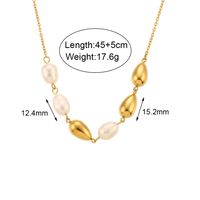 Basic Simple Style Classic Style Geometric Stainless Steel 18k Gold Plated Necklace main image 4